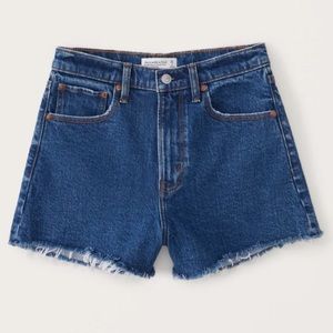 Abercrombie 90s Relaxed High Rise Cutoff Shorts